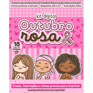 Arquivo Outubro Rosa Combo Completo - Letterinhas