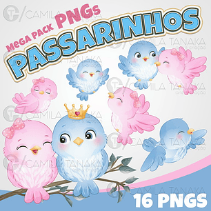 Kit Digital Passarinhos