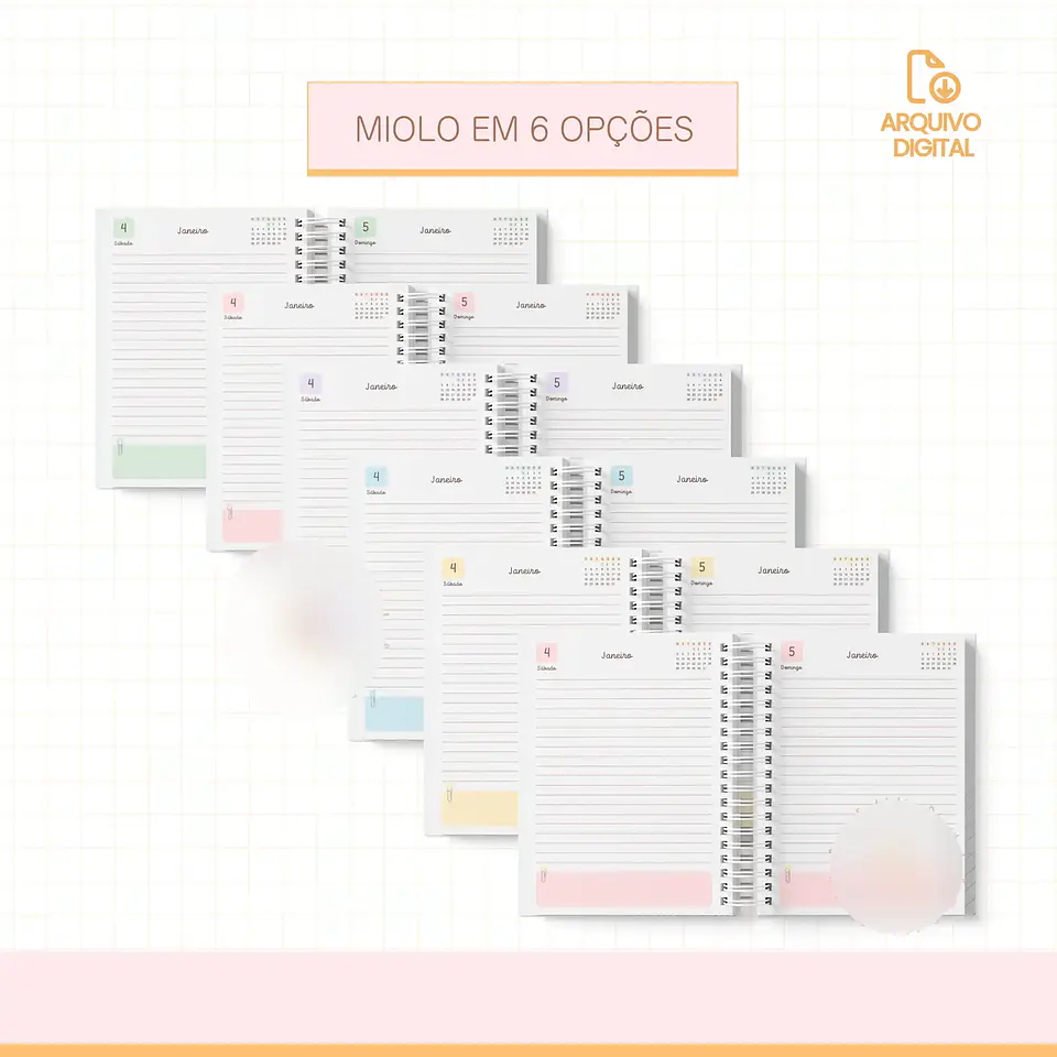 Arquivo Combo Agendas 2025 - Sara Estudio 7