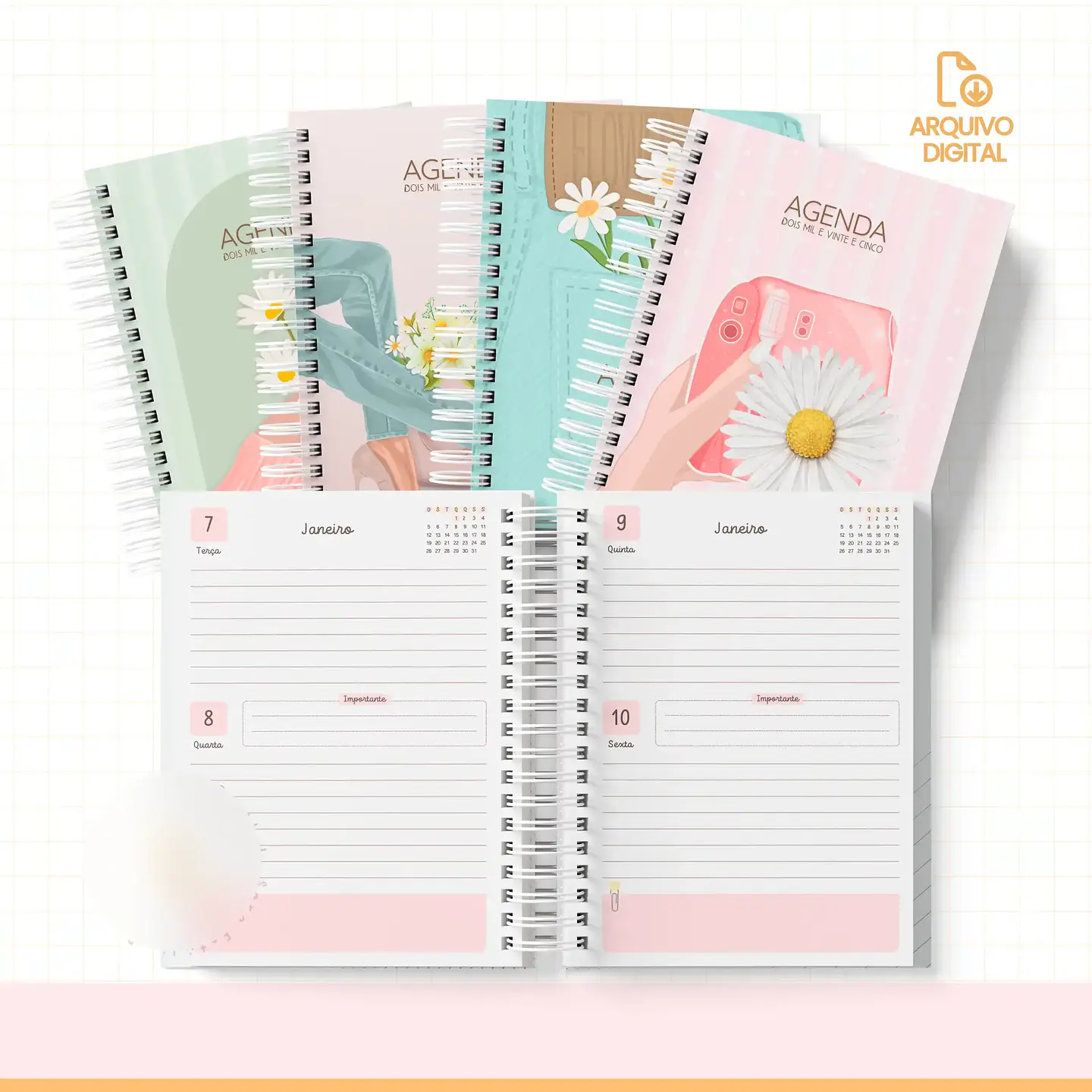 Arquivo Combo Agendas 2025 - Sara Estudio 10