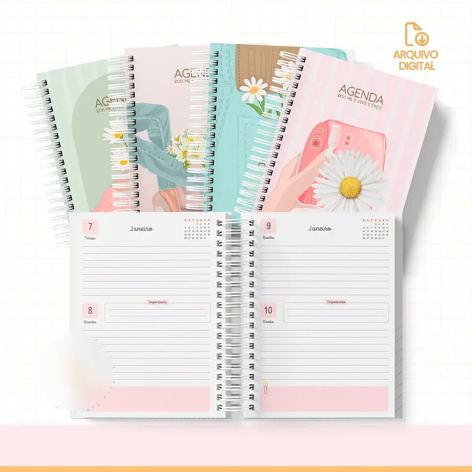 Arquivo Combo Agendas 2025 - Sara Estudio 10
