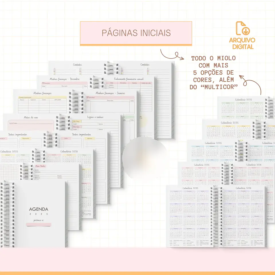Arquivo Combo Agendas 2025 - Sara Estudio 11