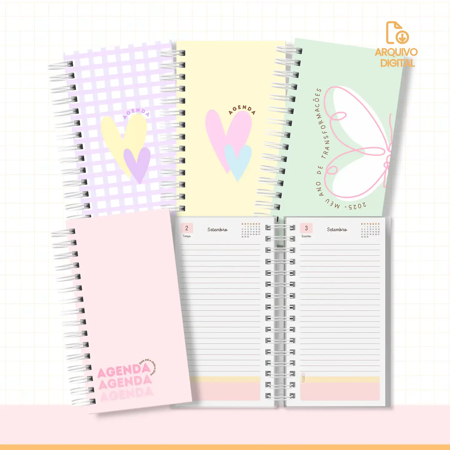 Arquivo Combo Agendas 2025 - Sara Estudio 12