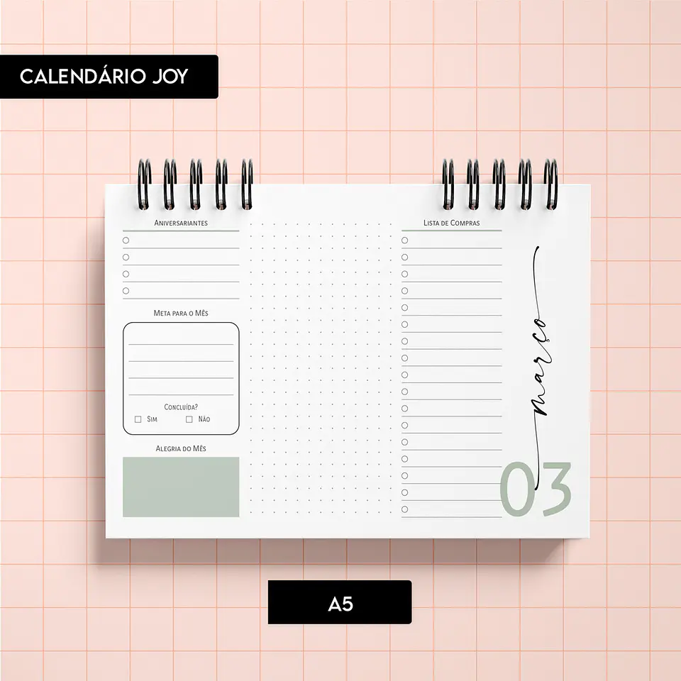  Arquivo Calendário 2025 Joy -  Trilha de Papel 7