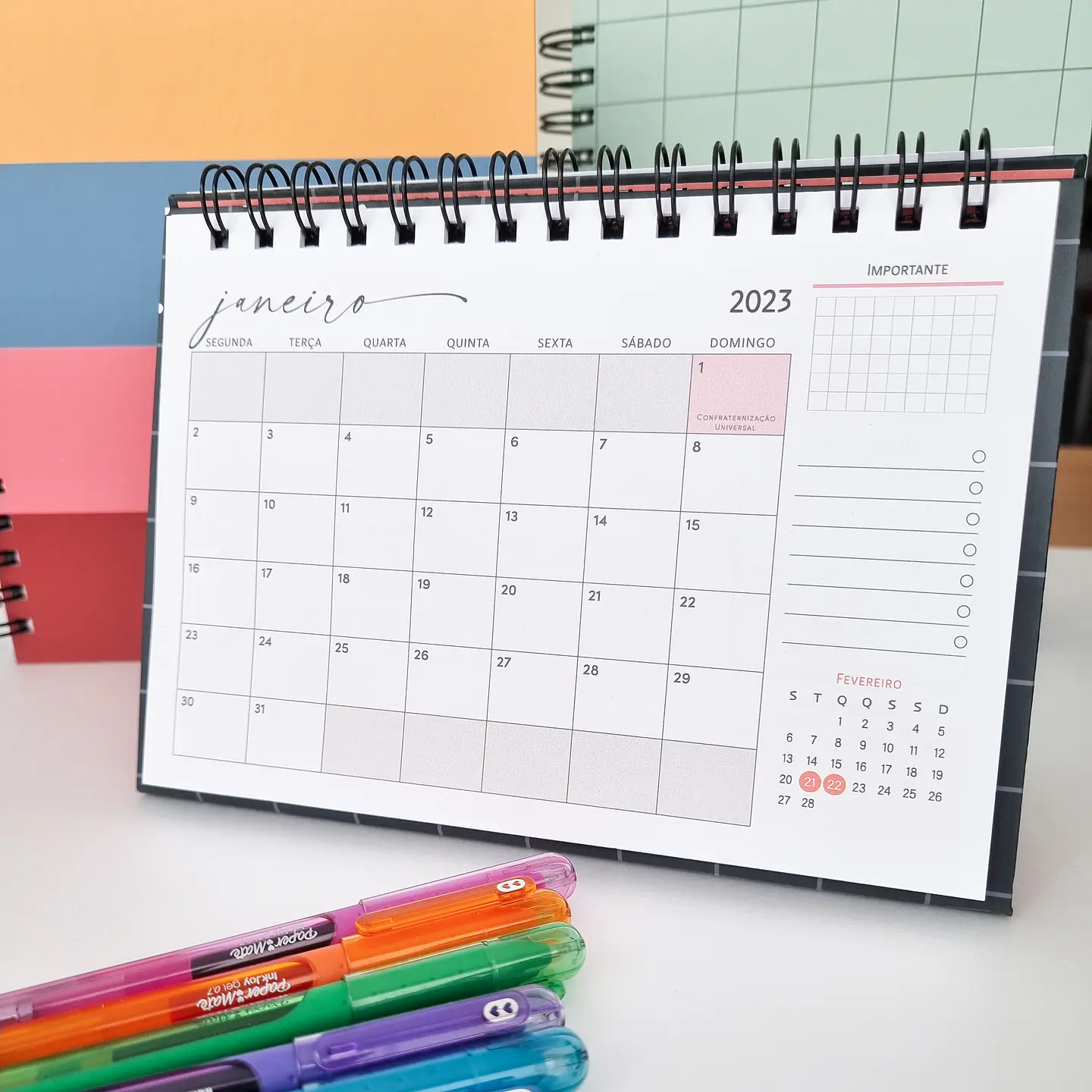  Arquivo Calendário 2025 Joy -  Trilha de Papel 10