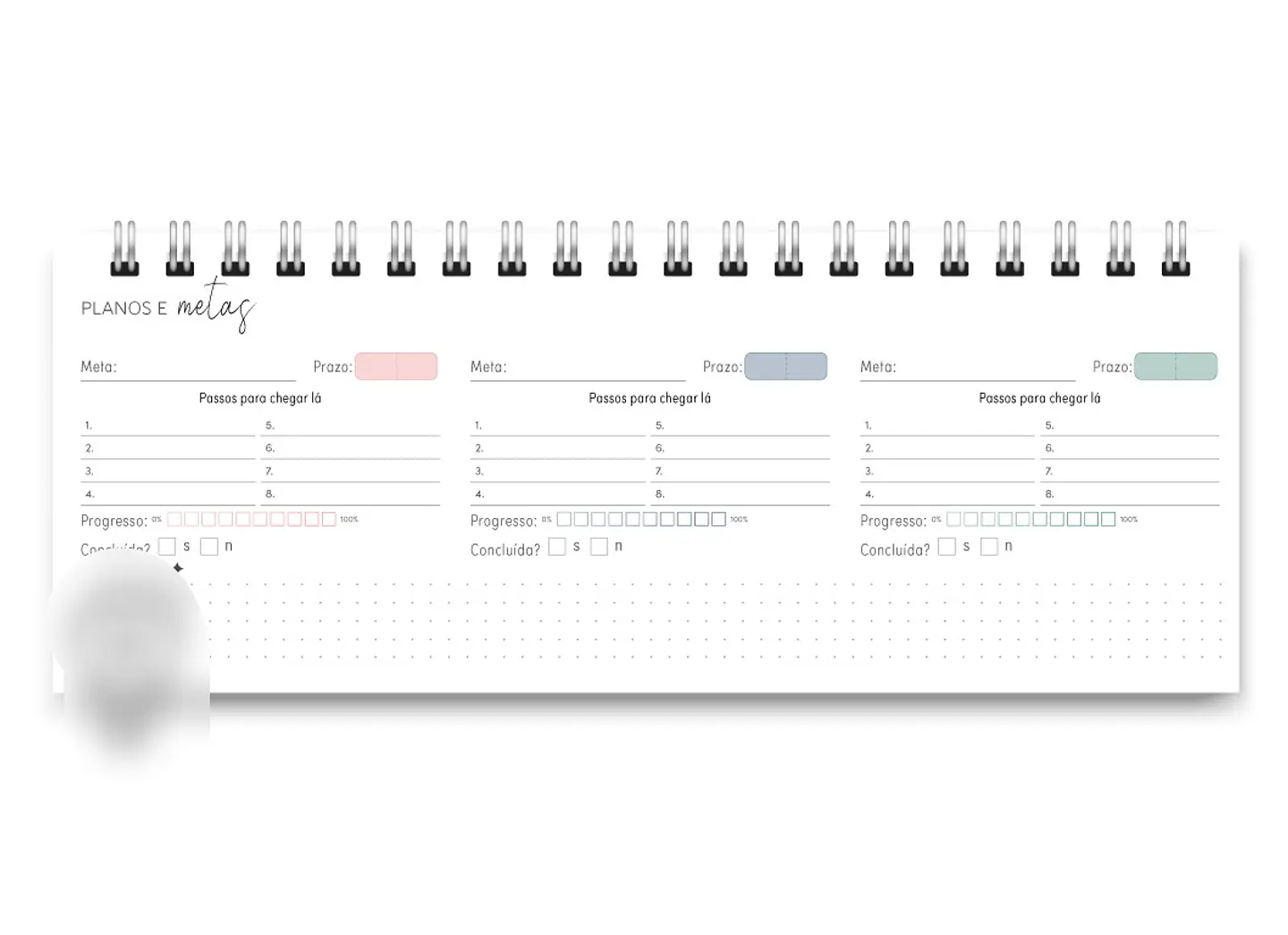 Arquivo Miolo DeskPlanner Cores 2025 - trilha de papel 3