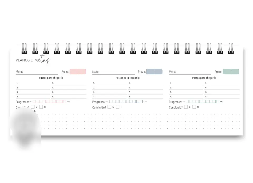 Arquivo Miolo DeskPlanner Cores 2025 - trilha de papel 3