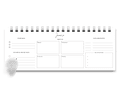 Arquivo Miolo DeskPlanner Cores 2025 - trilha de papel