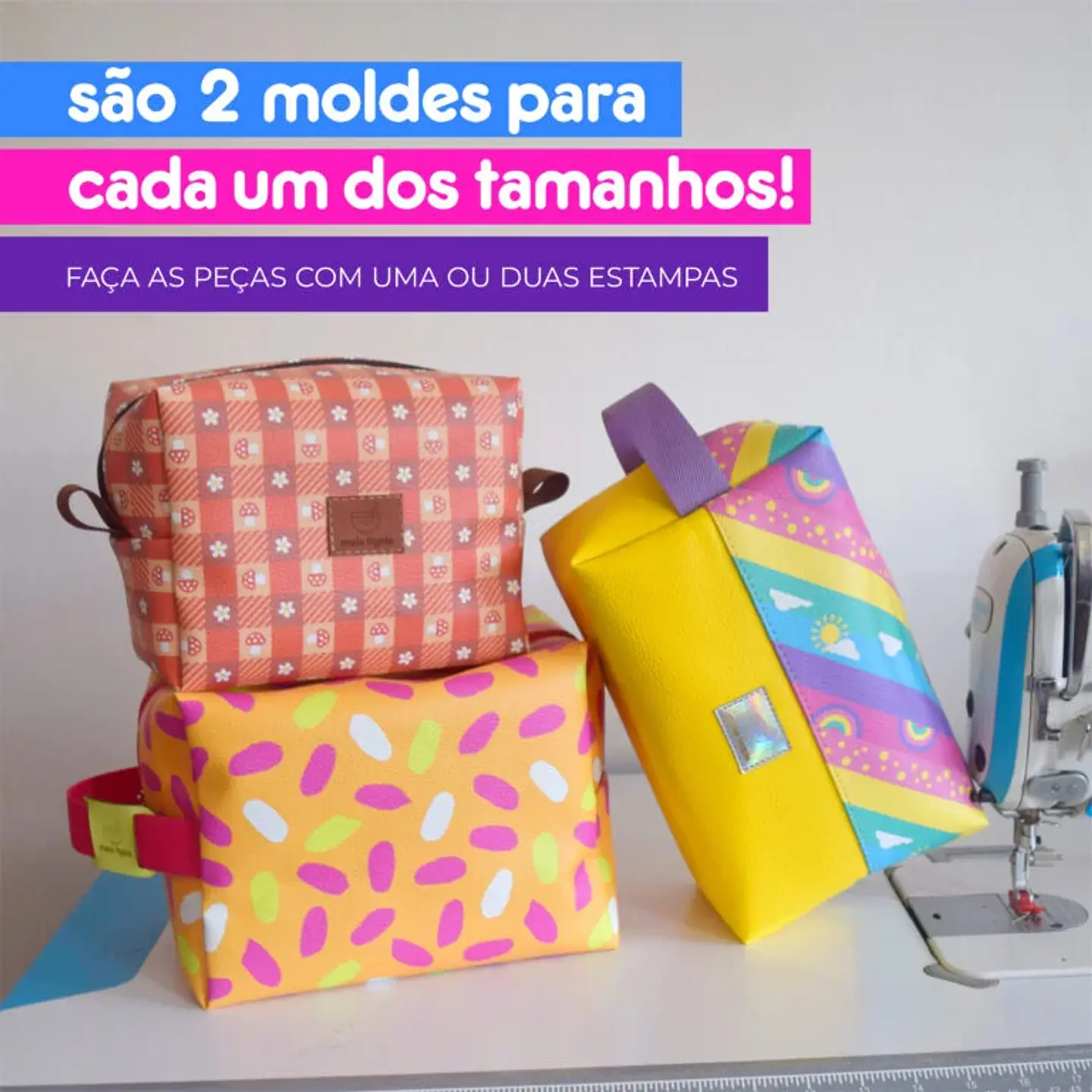  Arquivo Kit de moldes – Necessaires BOX (24 tamanhos diferentes) 4