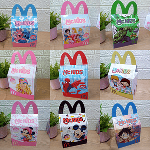 Arquivo Dia das Crianças Caixa Lanche MC Donalds - 21 modelos