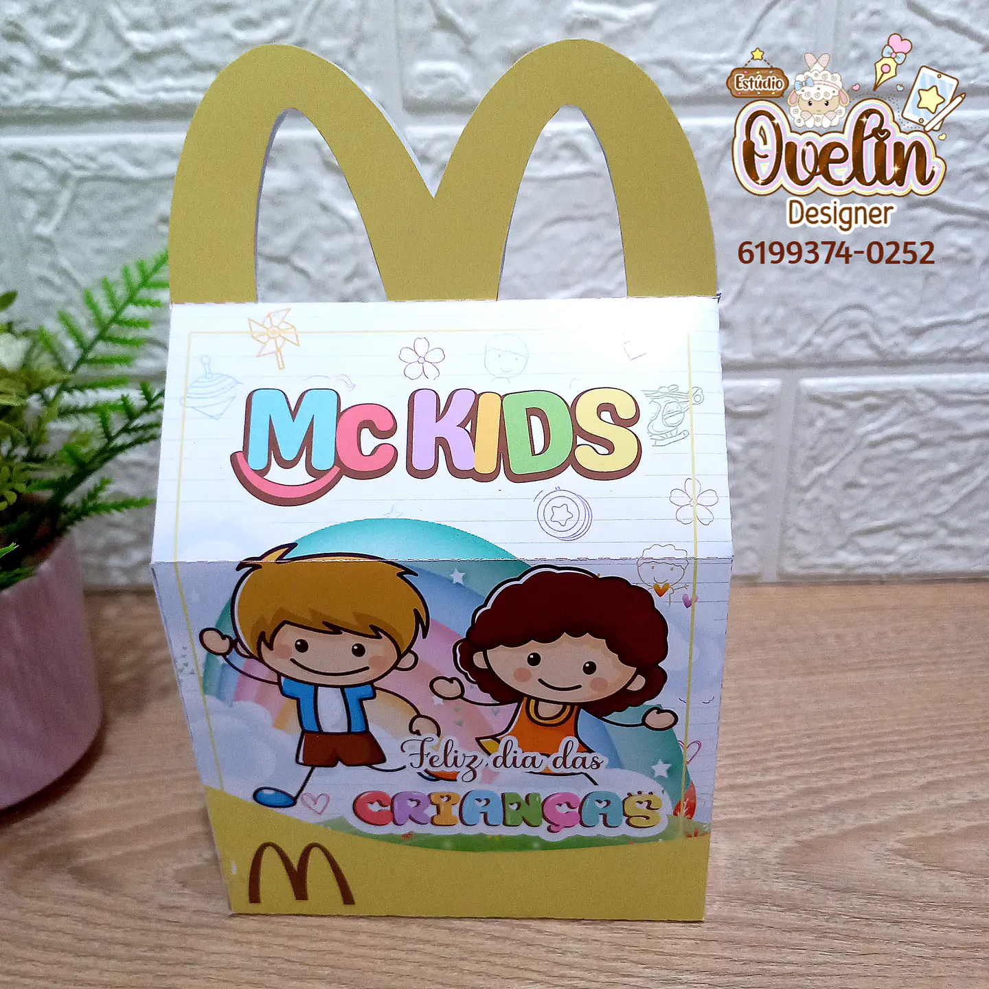 Arquivo Dia das Crianças Caixa Lanche MC Donalds - 21 modelos 6