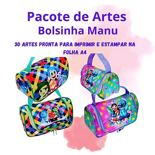 Arquivo Sublimação Bolsas Pacote de Artes