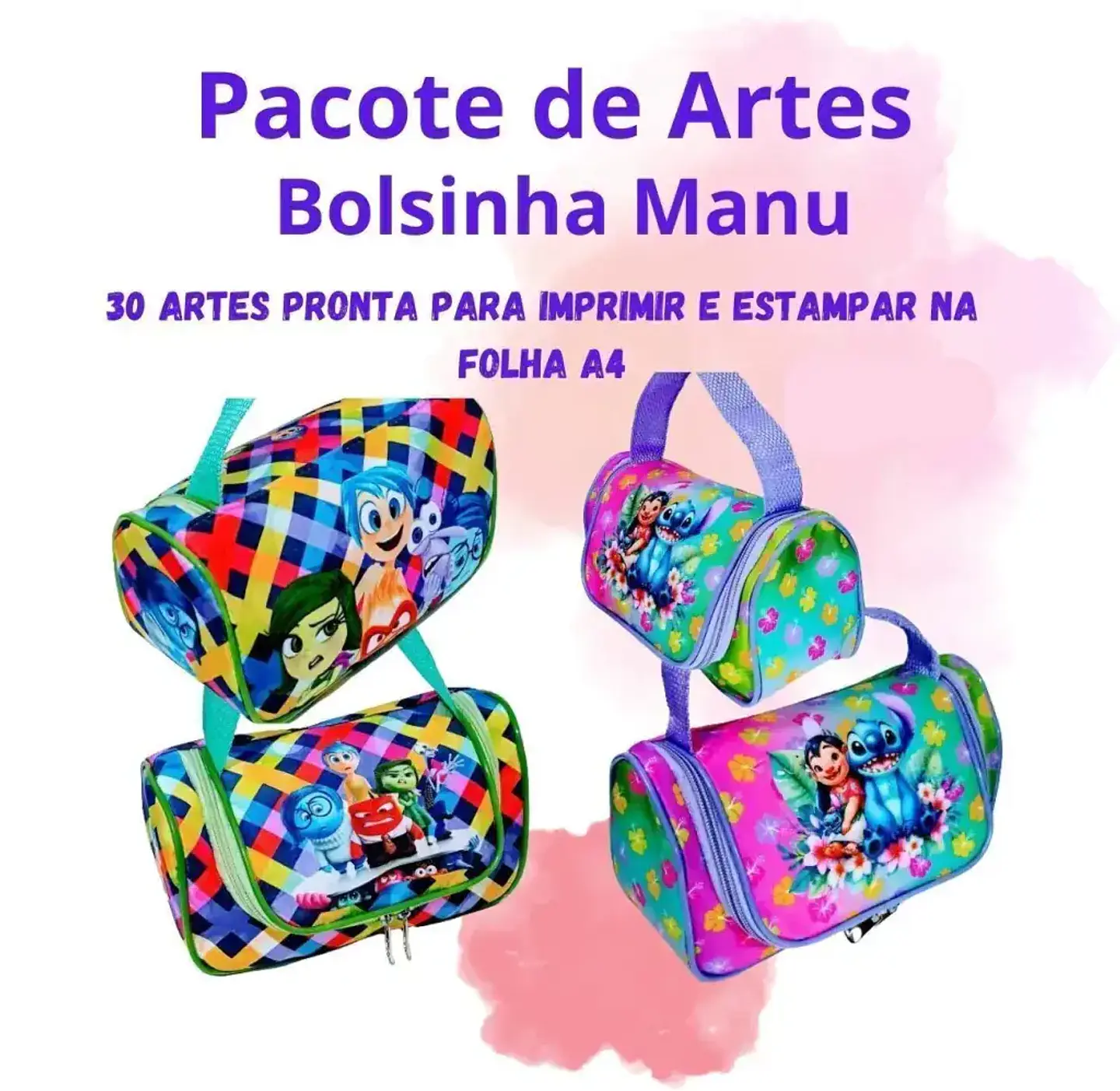 Arquivo Sublimação Bolsas Pacote de Artes 1