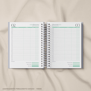 Arquivo Miolo Agendamento Permanente Datado 2025 - Amarantto