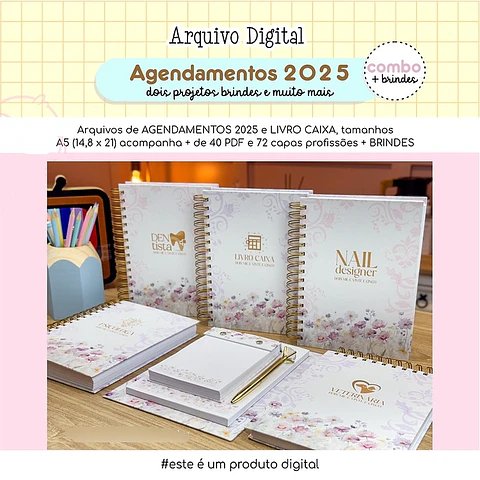 Arquivo Agendamento 2025 e Livro Caixa - ESTUDIO G19