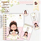 Arquivo Encadernação Kit Gratidão Meninas Floral - Arts Crys - Thumbnail 5