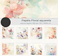 Kit Digital Papéis Floral Aquarela - TUTTI - Thumbnail 1