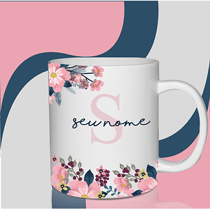 Arquivo Caneca Alfabeto com Nome 