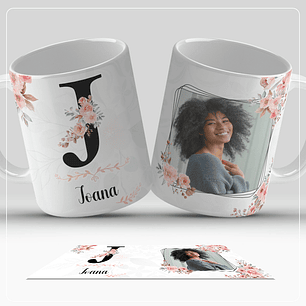 Arquivo Caneca Alfabeto com Nome e Foto
