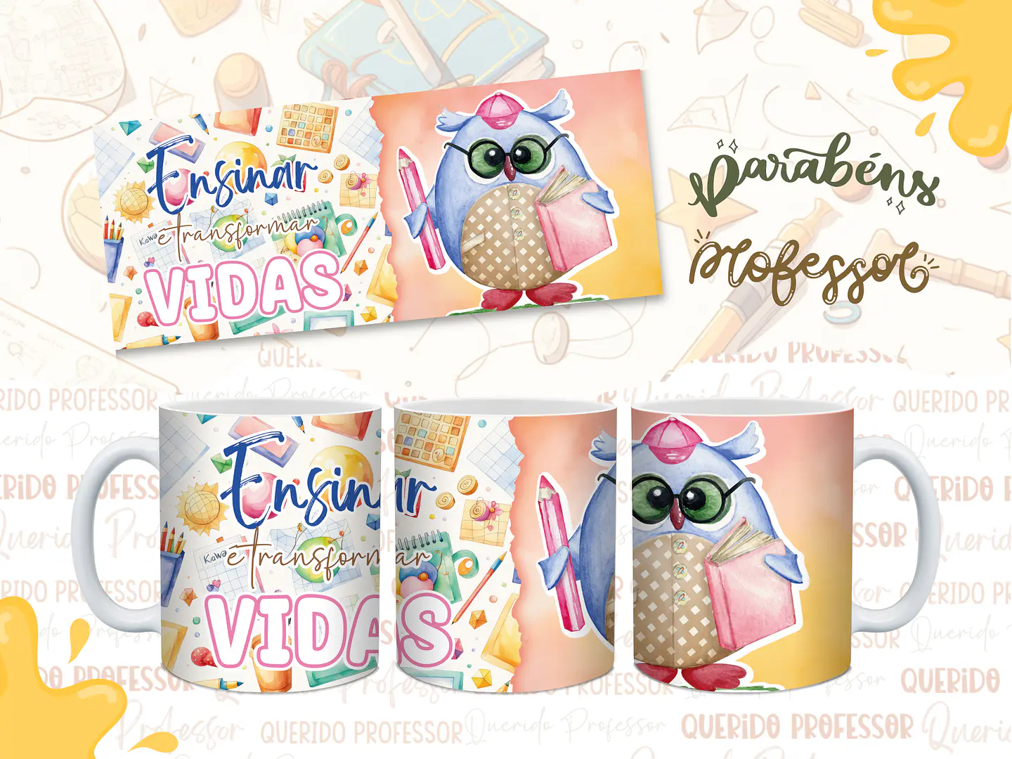 Arquivo Canecas Dia dos Professores Corujinha - Originale 12
