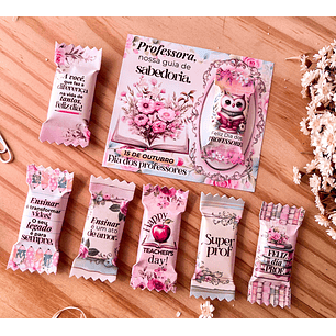 Arquivo de Corte Card e Balinha Dia dos Professores - ilustracin