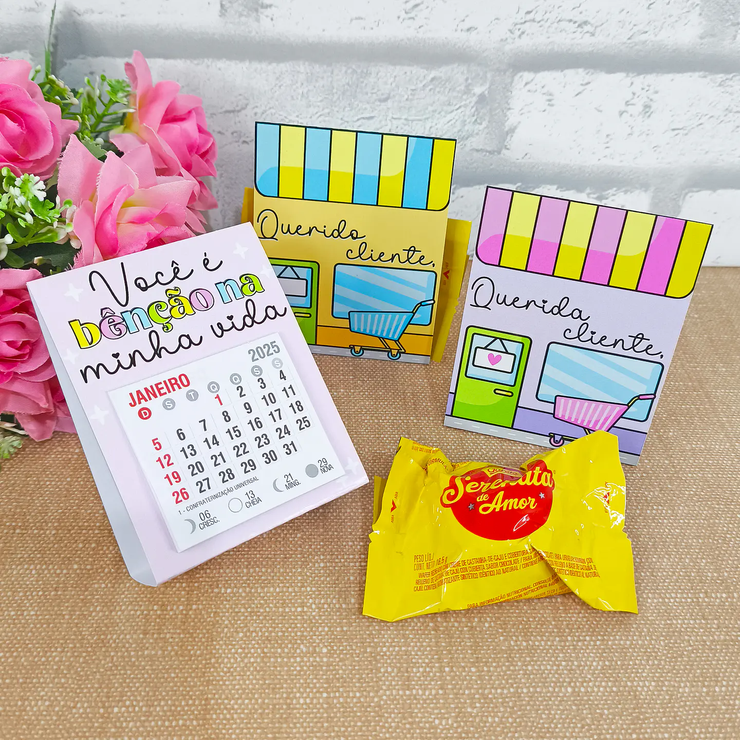 Arquivo de Corte Cliente Porta Bombom Calendário - desenhitos da jana 1