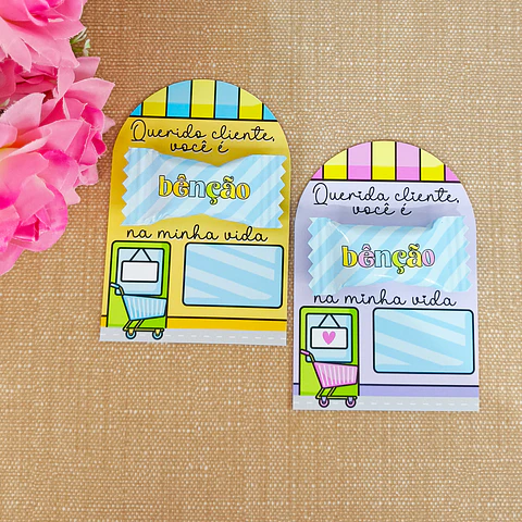 Arquivo de Corte Cliente Card Balinha - desenhitos da jana