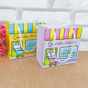 Arquivo de Corte Cliente Mini Sacolinha - desenhitos da jana