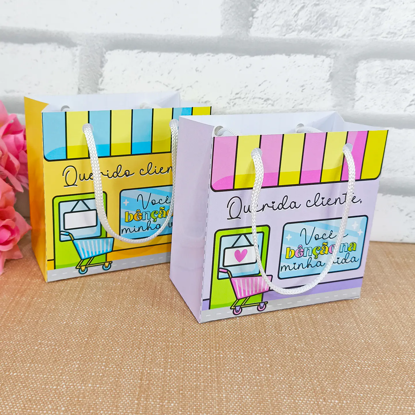Arquivo de Corte Cliente Mini Sacolinha - desenhitos da jana 1