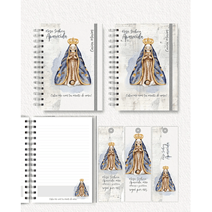Arquivos Kit Encadernação Nossa Senhora Aparecida versão Adulta (Santinhos) - Carinas