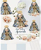 Kit Digital Ilustrações Nossa Senhora Aparecida 4 | (Santinhos) - Carinas Paper - Thumbnail 1