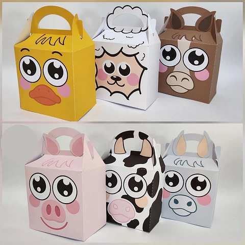 Arquivo de Corte Maletinha Fazendinha Animais - Criar BV