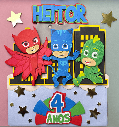 Arquivo de Corte Topo Pj Masks
