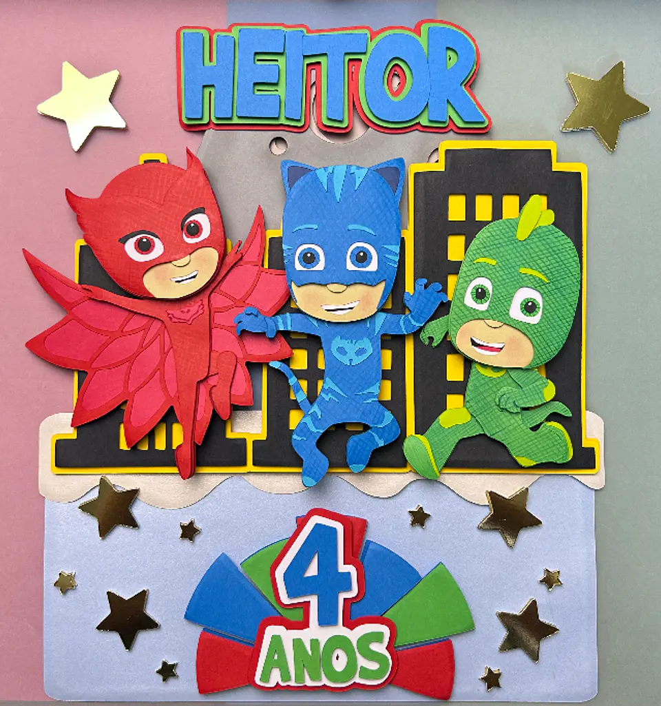 Arquivo de Corte Topo Pj Masks 1
