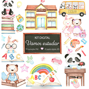 Kit Digital Vamos Estudar - Escolar