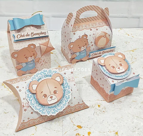 Arquivo de Corte Ursinho Azul - Kif