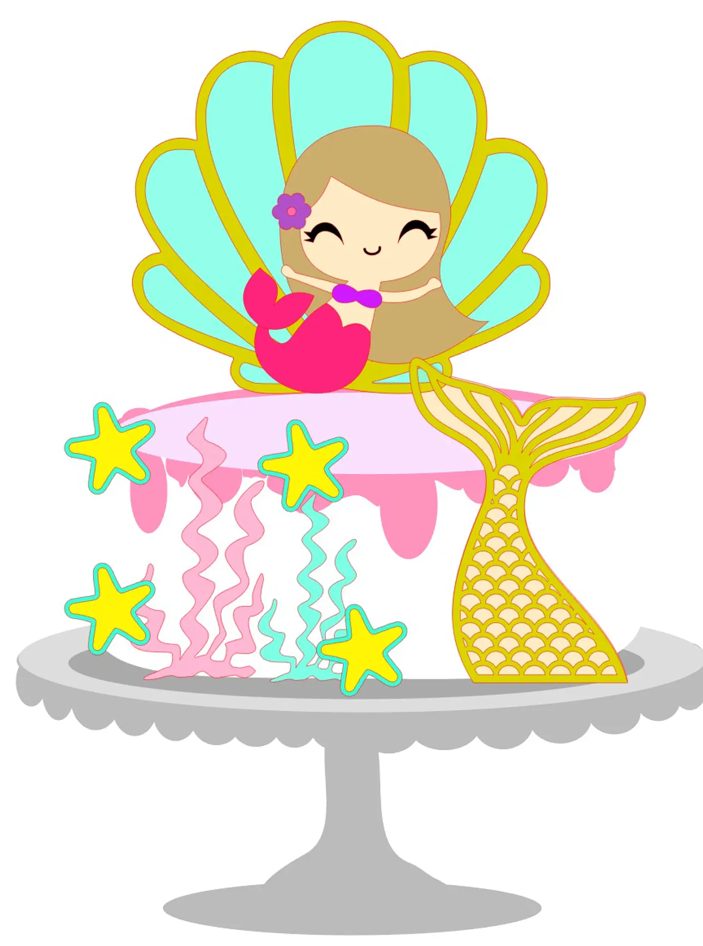 Arquivo de Corte Topo Sereia 1