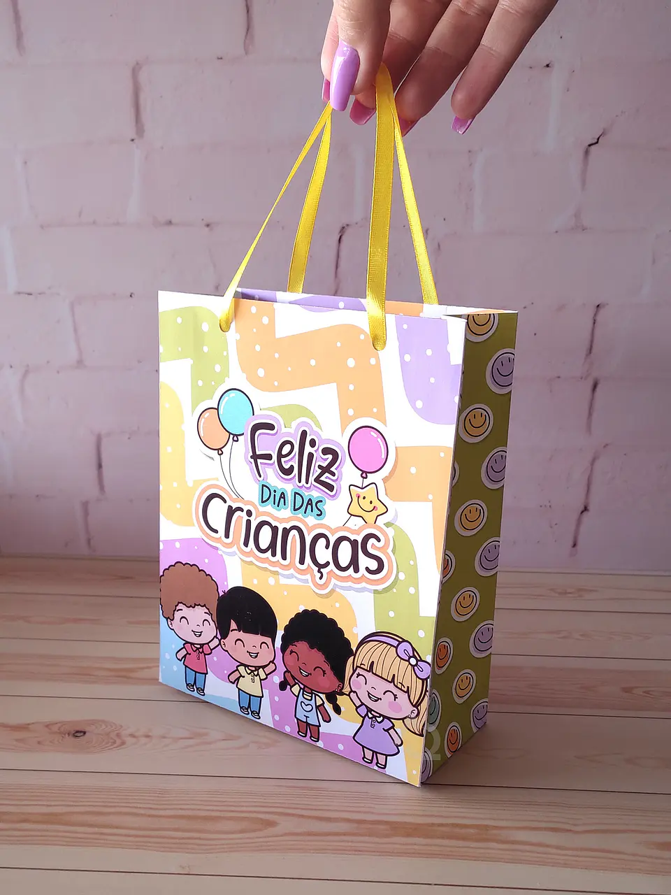 Arquivo de Corte Sacolinha Dia das Crianças 2