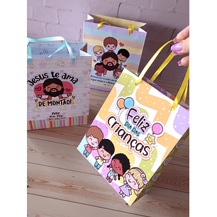 Arquivo de Corte Sacolinha Dia das Crianças