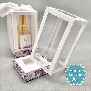 Arquivo de Corte Caixa Aromatizador Visor - SOMENTE MOLDE