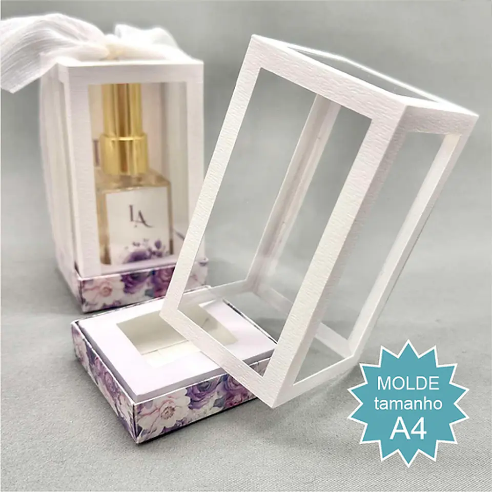Arquivo de Corte Caixa Aromatizador Visor - SOMENTE MOLDE 1