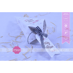 Arquivo de Corte Caixa Estrela Para Cone Trufado