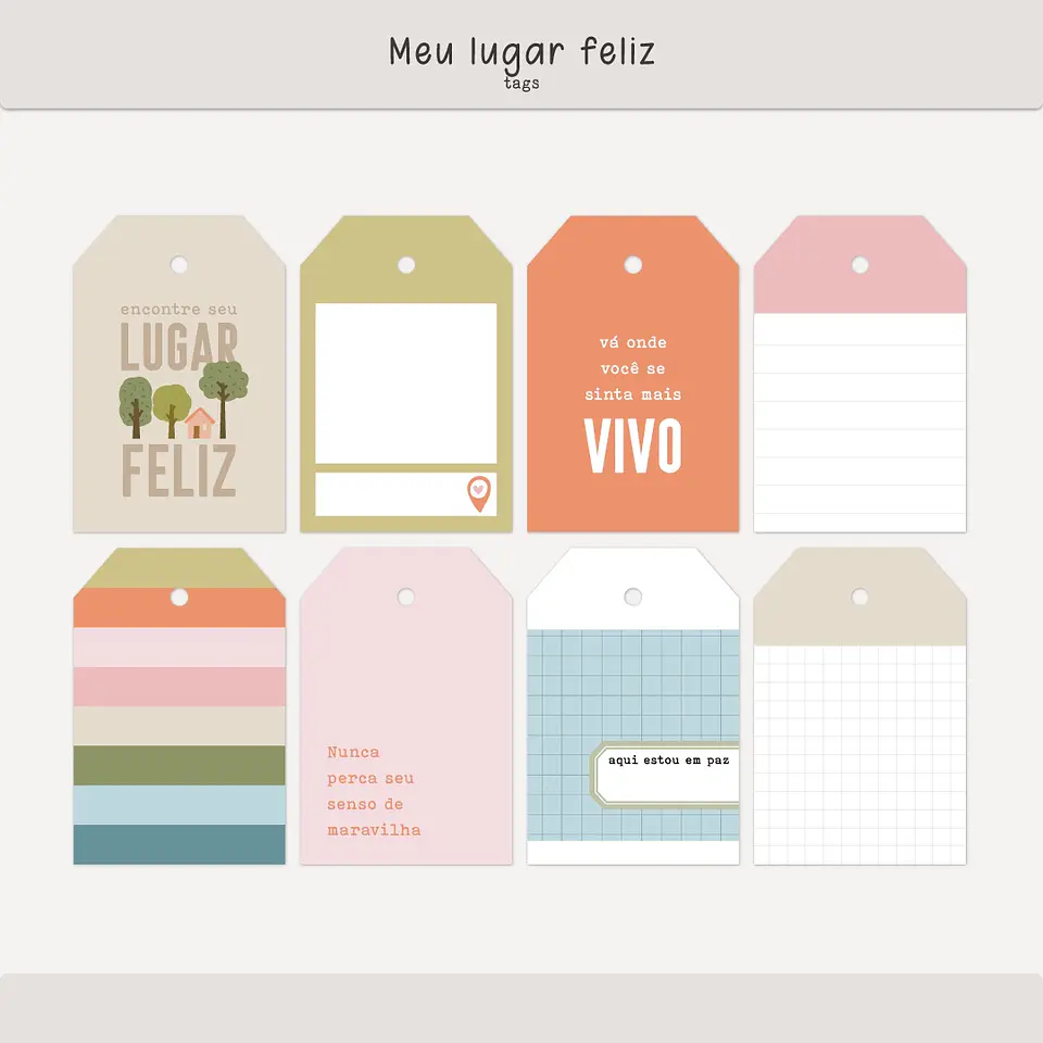 Kit Digital Meu Lugar Feliz  - Oficina da Claudinha 3