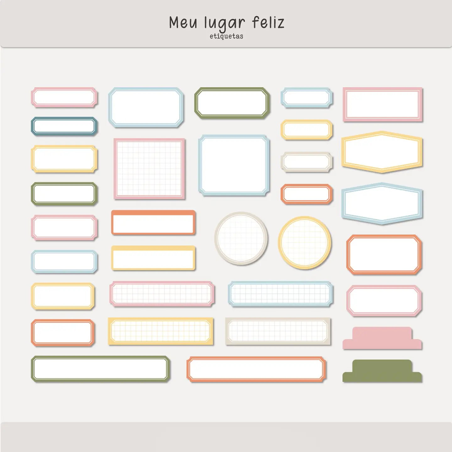 Kit Digital Meu Lugar Feliz  - Oficina da Claudinha 6