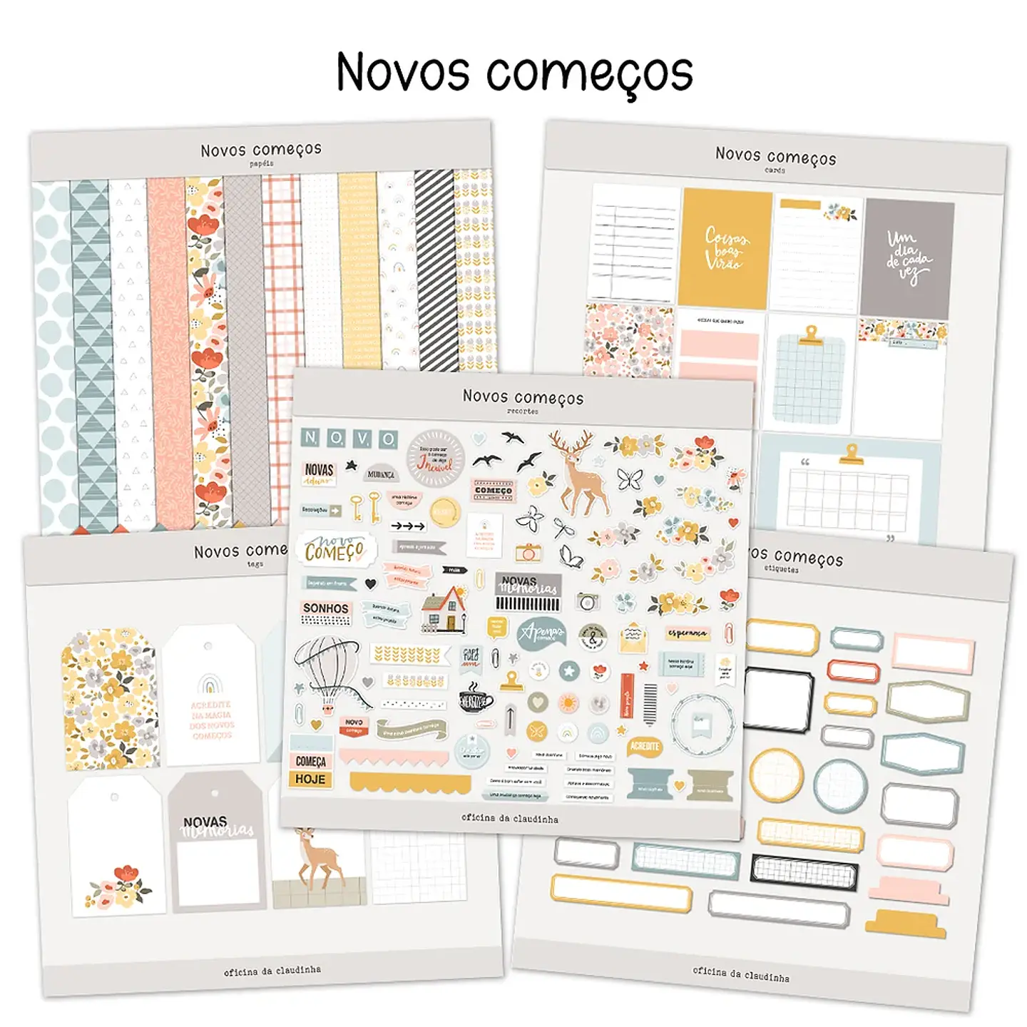 Kit Digital Novos Começos - Oficina da Claudinha 1