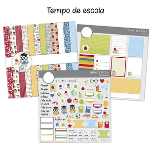 Kit Digital Tempo de Escola - Oficina da Claudinha