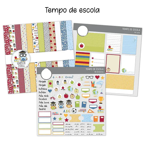 Kit Digital Tempo de Escola - Oficina da Claudinha