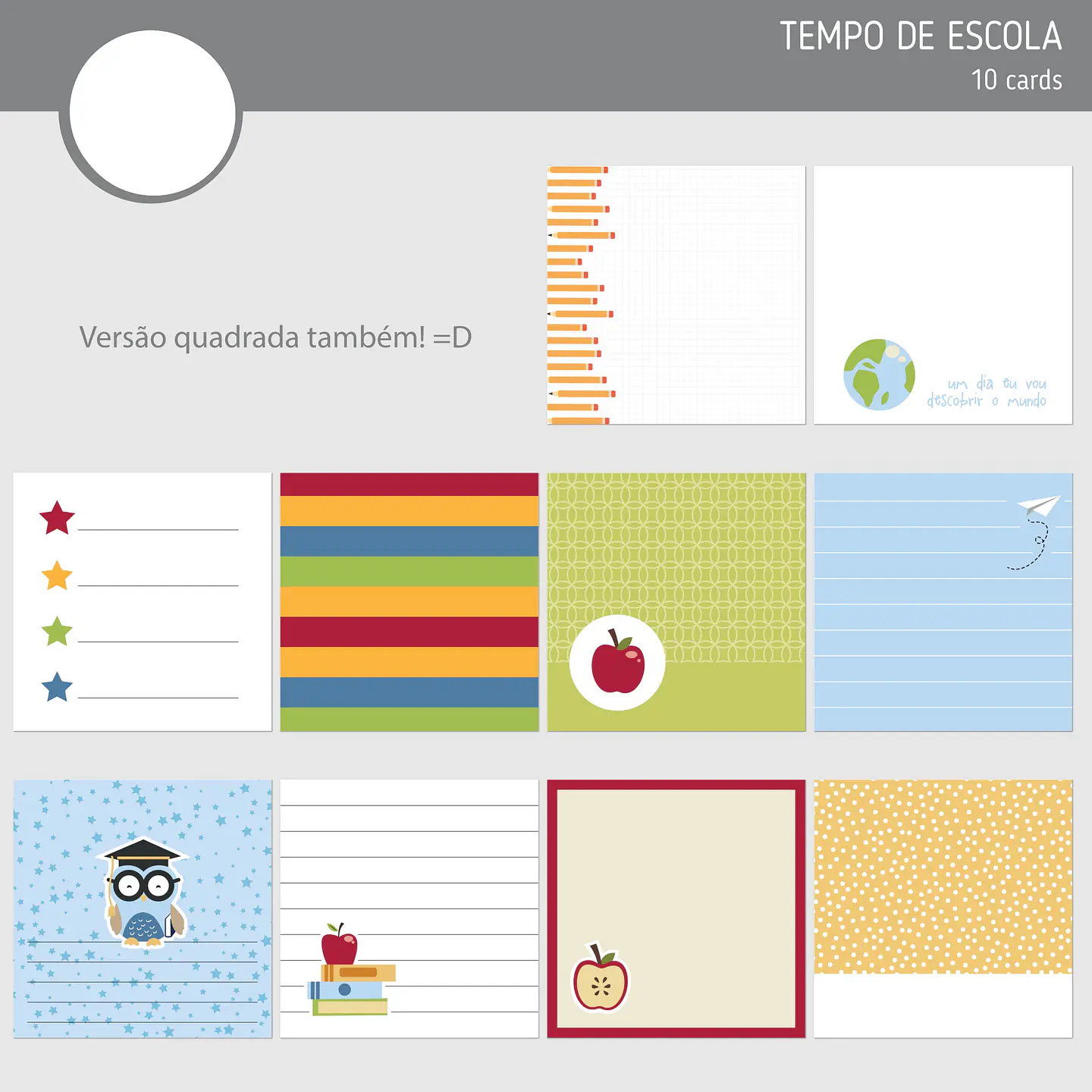 Kit Digital Tempo de Escola - Oficina da Claudinha 2