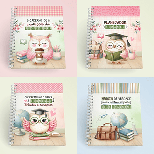 Arquivo Caderno de Anotações 2024 - Professores - A5 - WIRE-O/ESPIRAL - Telma