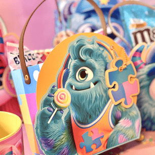 Arquivo Dia das Crianças Monstros Kids - Sacolinhas + Canecas - TITA